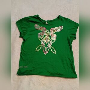 Disney Springs Raglan Road Green Kids Short Sleeve Tee Size 9/10